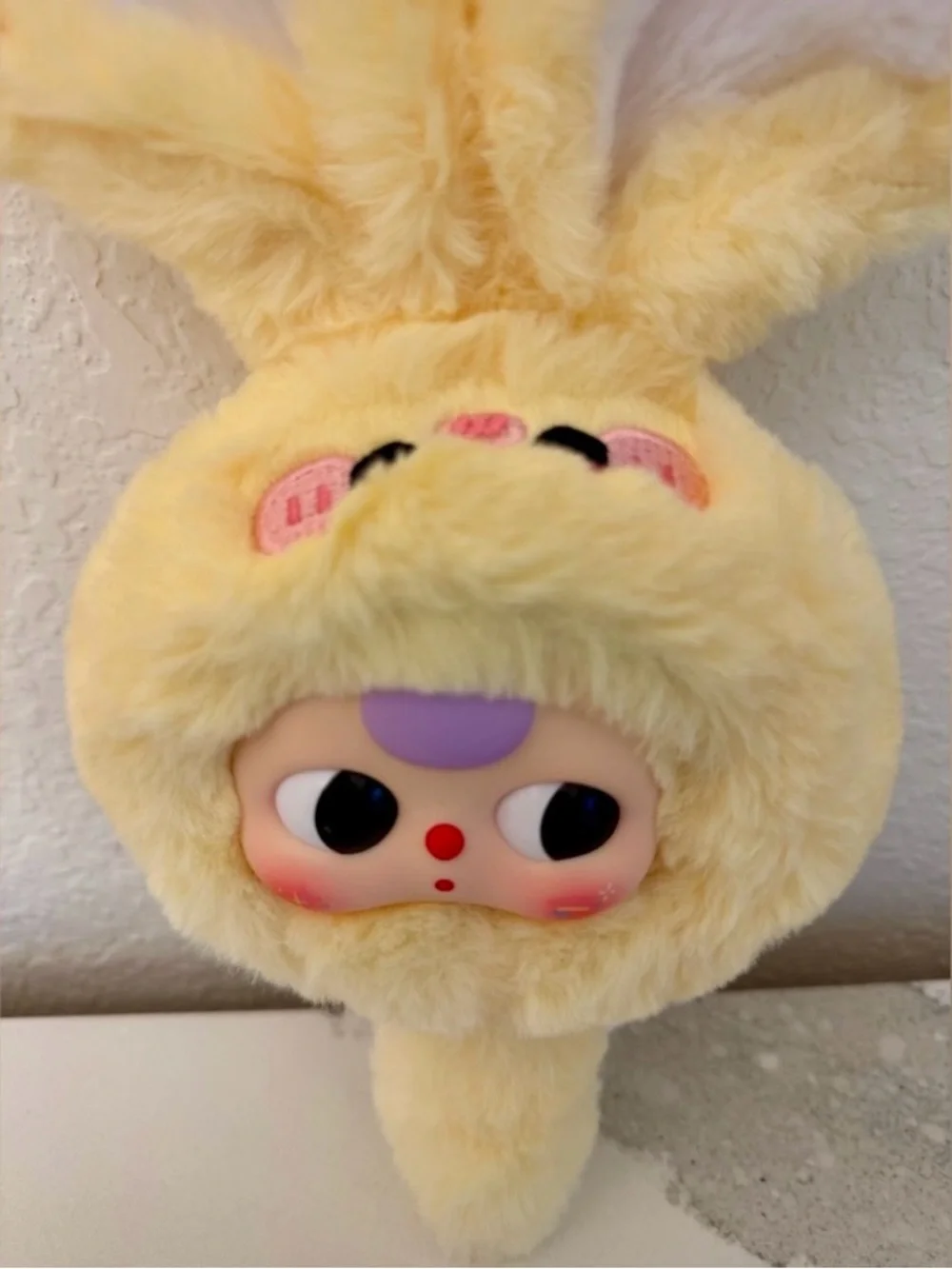 Baby Three Yellow Bunny Mirror Plush Kawaii Vanity Decor NWOT - Picture 4 of 6